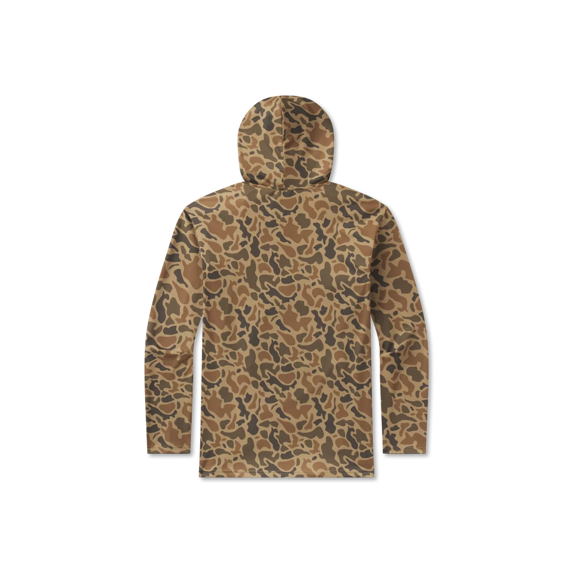 Baldwyn Active Hoodie - Retro Camo - Washed Walnut