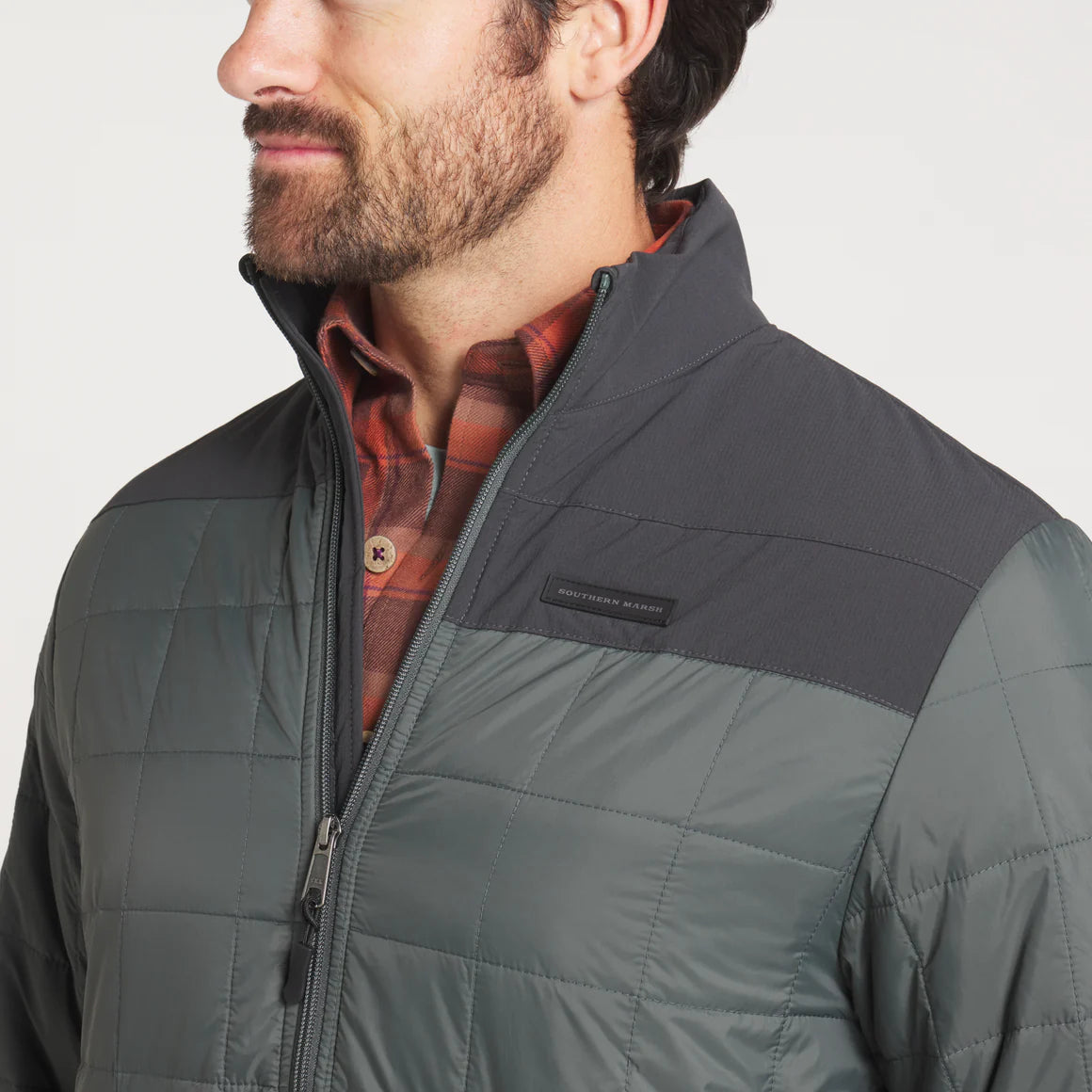 Falcon Hill Quilted Jacket - Burnt Sage