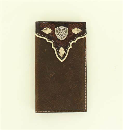 Men's Distressed Brown Rodeo Wallet