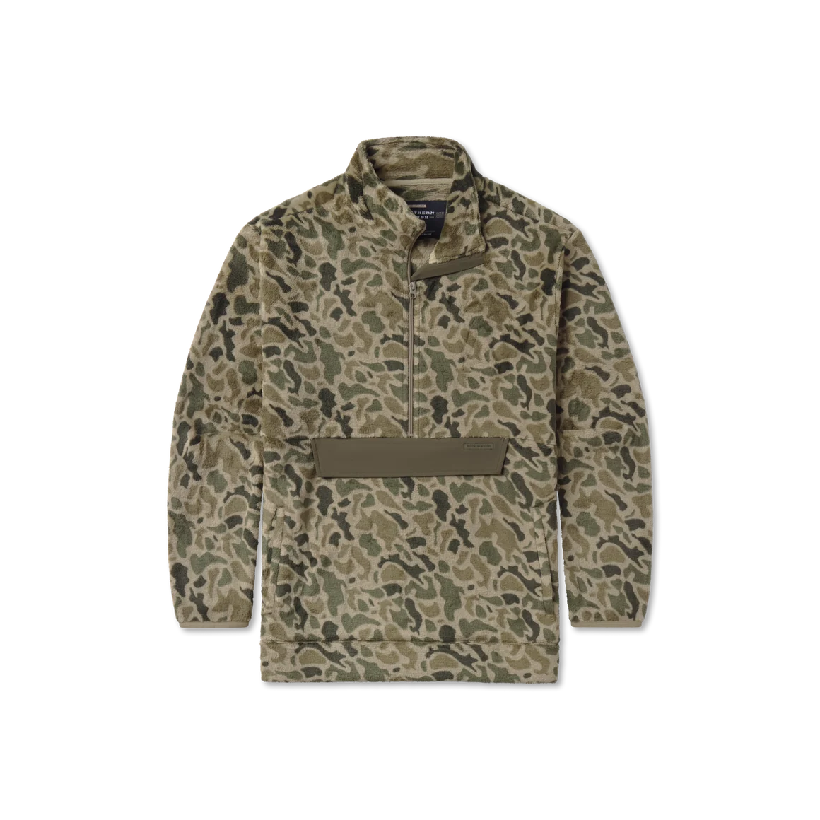 Wadsworth Fleece - Retro Camo - Dark Olive