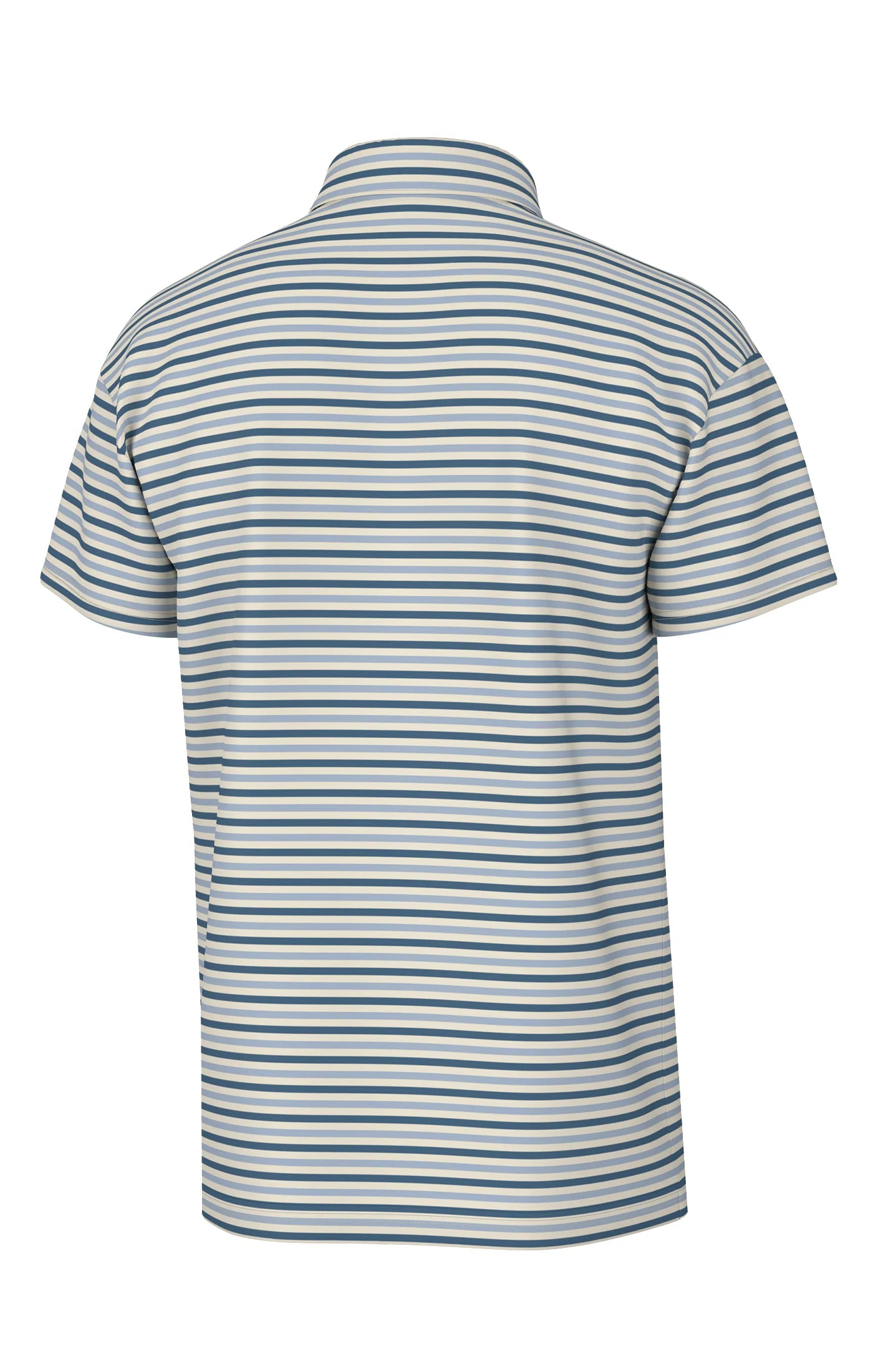 Youth Humphrey Stripe Polo - Blue/Cream