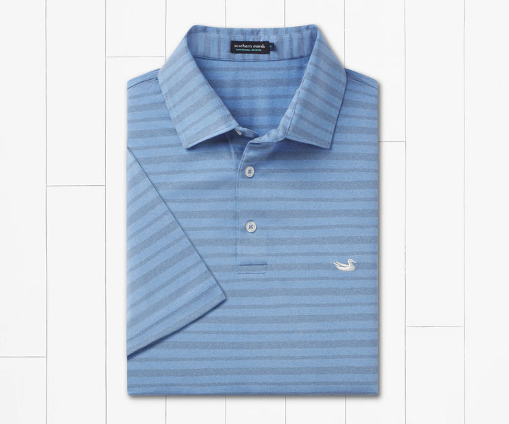 Brunswick Heather Polo French Blue