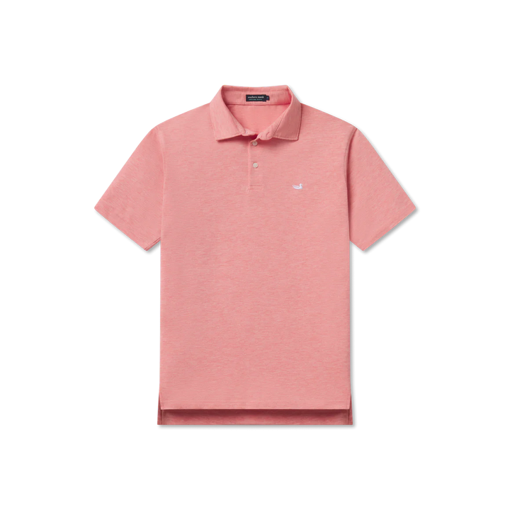Hutchinson Heather Polo - Coral