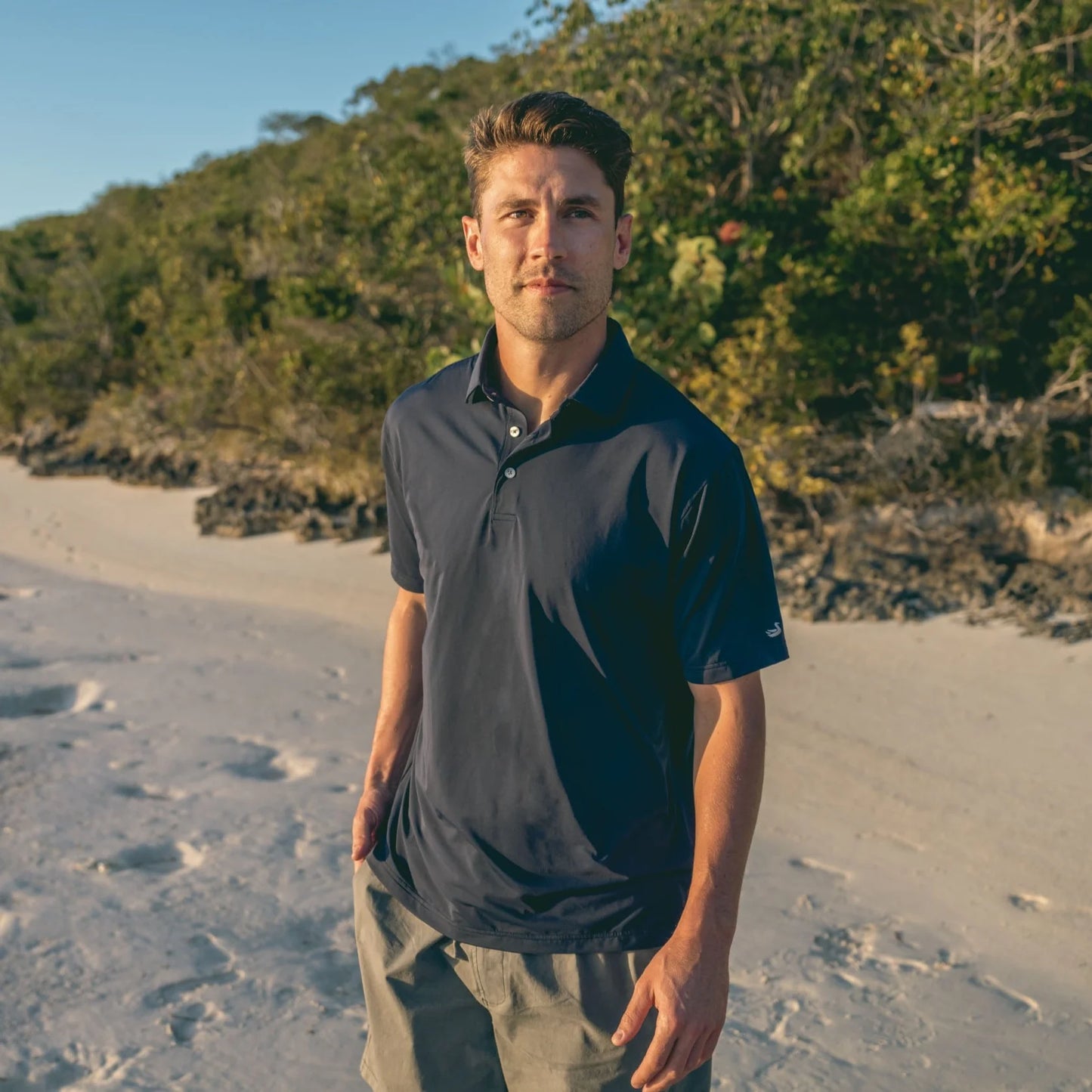Santa Clara Performance Polo Navy