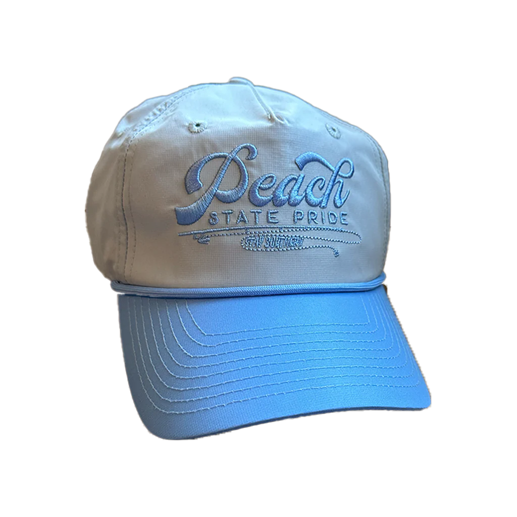PSP Rod & Reel Performance Hat - Oyster/Blue