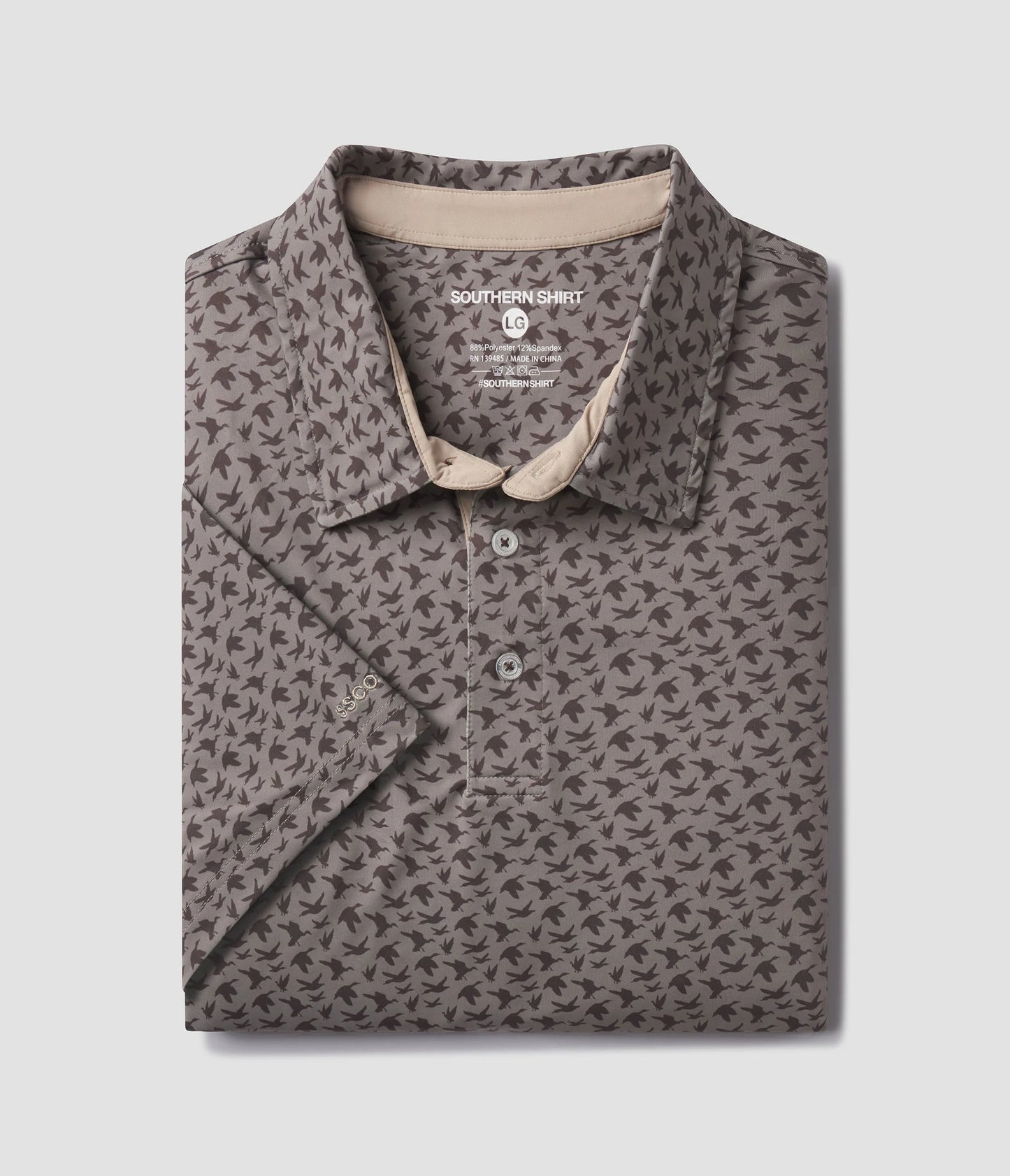 Party Fowl Printed Polo - Rock Ridge