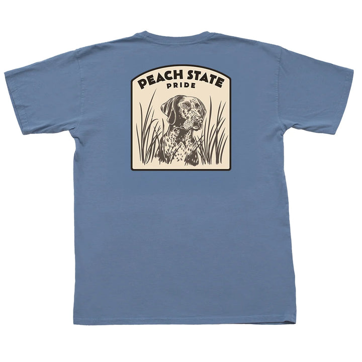 The Pointer Patch Short Sleeve Pocket Tee - Denim