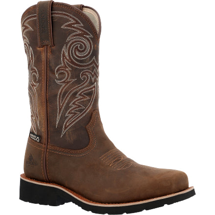Rocky Women’s MonoCrepe 11” Steel Toe Western Boot