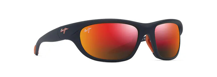 Haulani Matte Solid Dark Blue with Orange w/ Hawaii Lava Lenses™