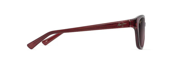 Punono Shiny Transparent Burgundy w/ Maui Rose® Lenses