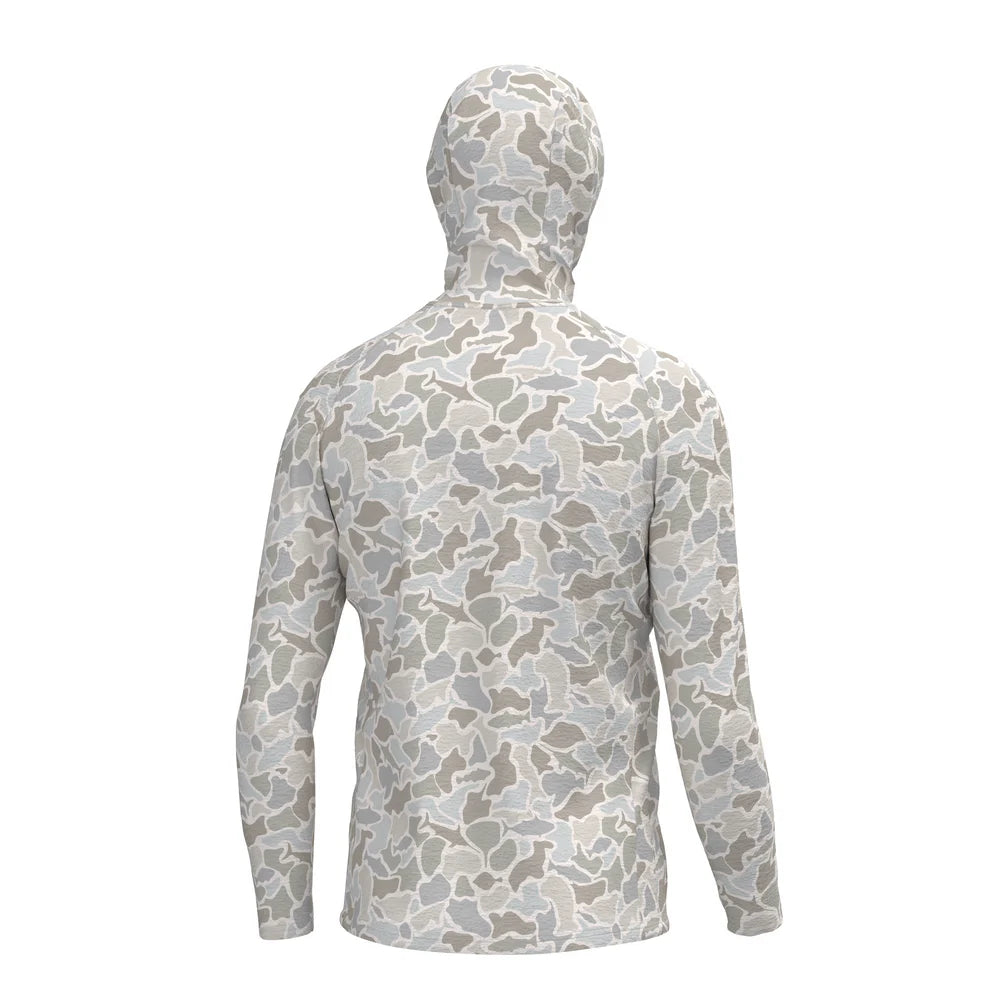 Heather Blend Hoodie - Saltwater Camo