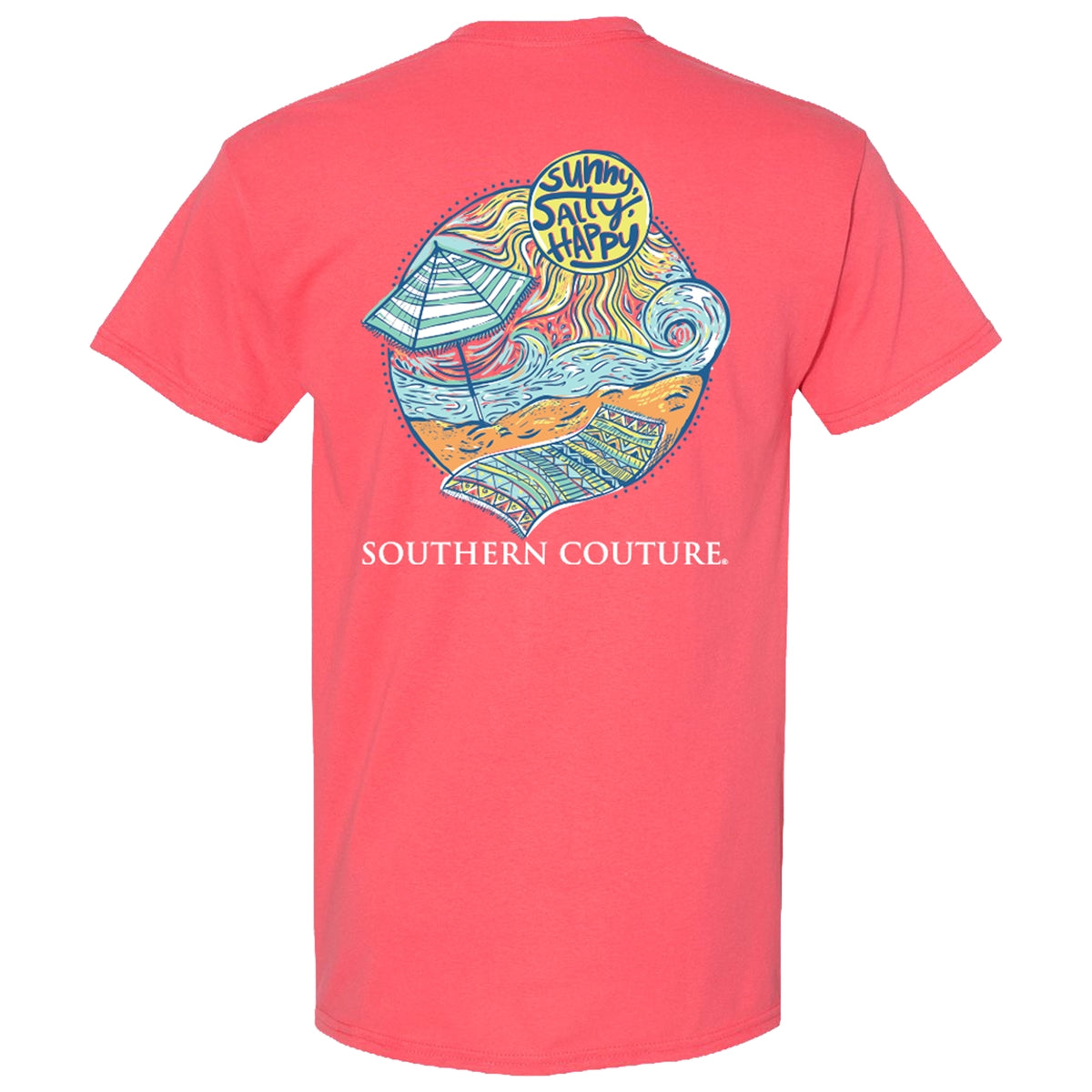 Sunny Salty Happy- Coral