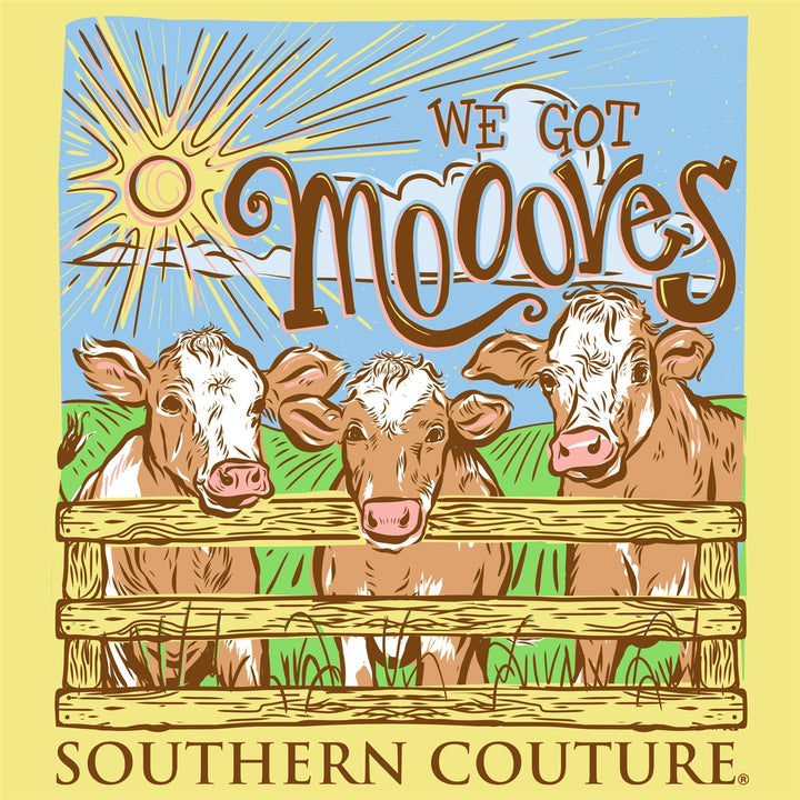 We Got Cow Mooves- Cornsilk