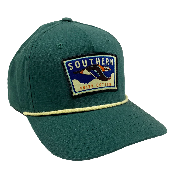 Duck Patch Hat - Green/Tan