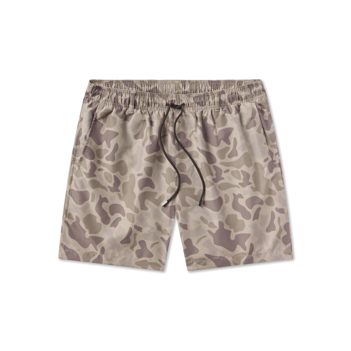 La Costa Lined Swim Trunk - Dark Brown Camo