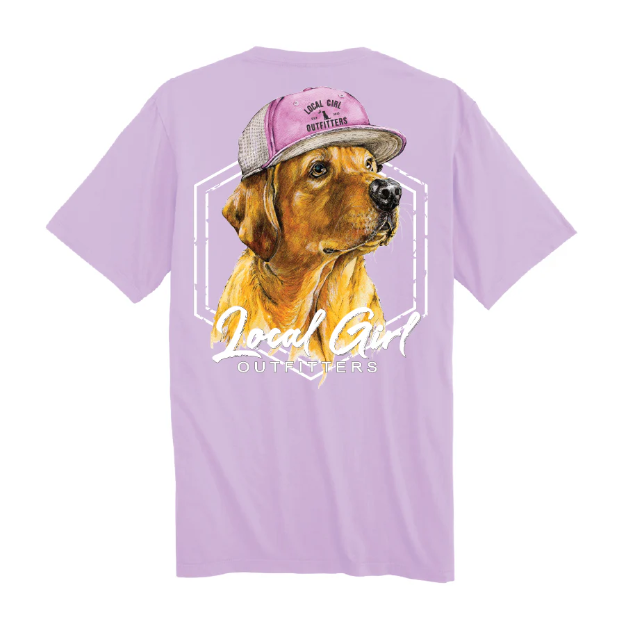 LG Lab in Hat SS Tee - Orchid