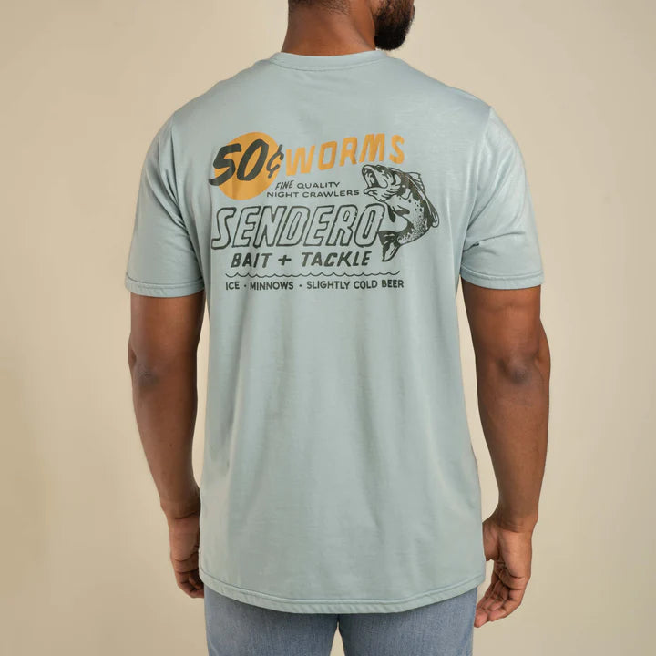 50 Cent Worms T-Shirt- Sterling Blue