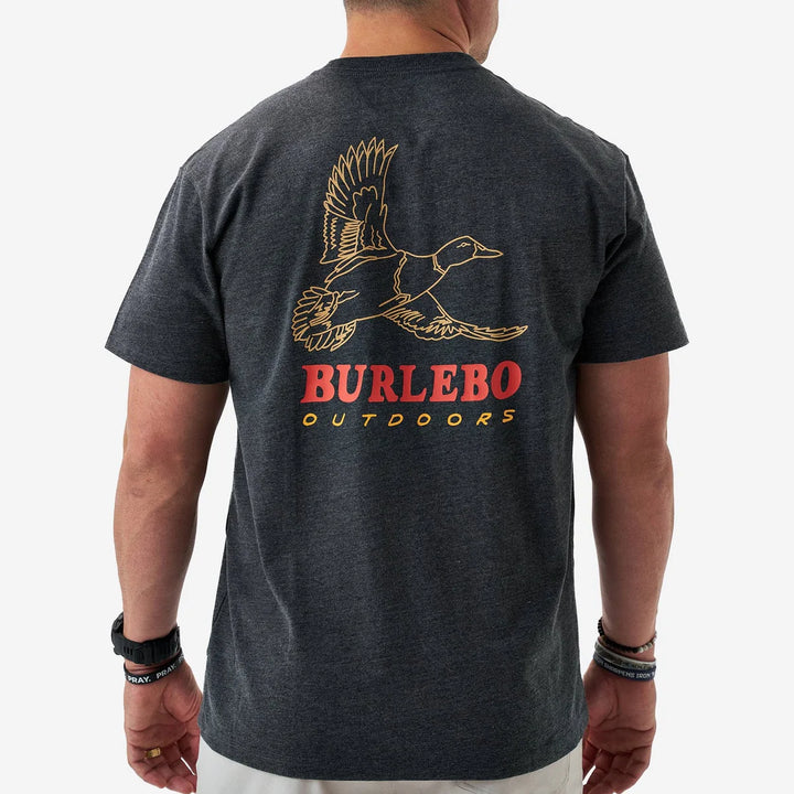 SS Tee - Duck Wild - Heather Black