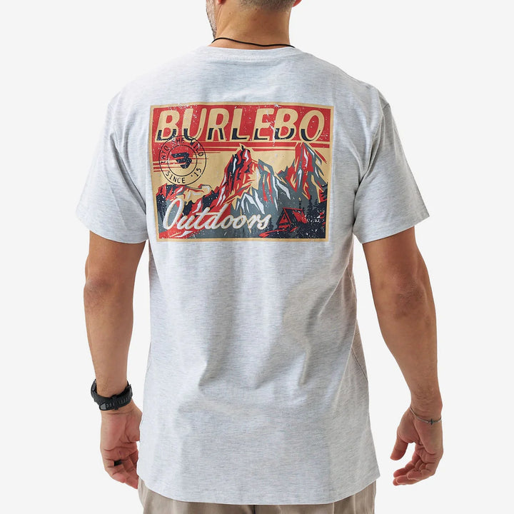 SS Tee - Into The Wild - Heather Ash Grey