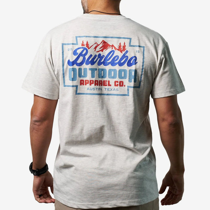 SS Tee - Mountain Range - Heather Ash Grey