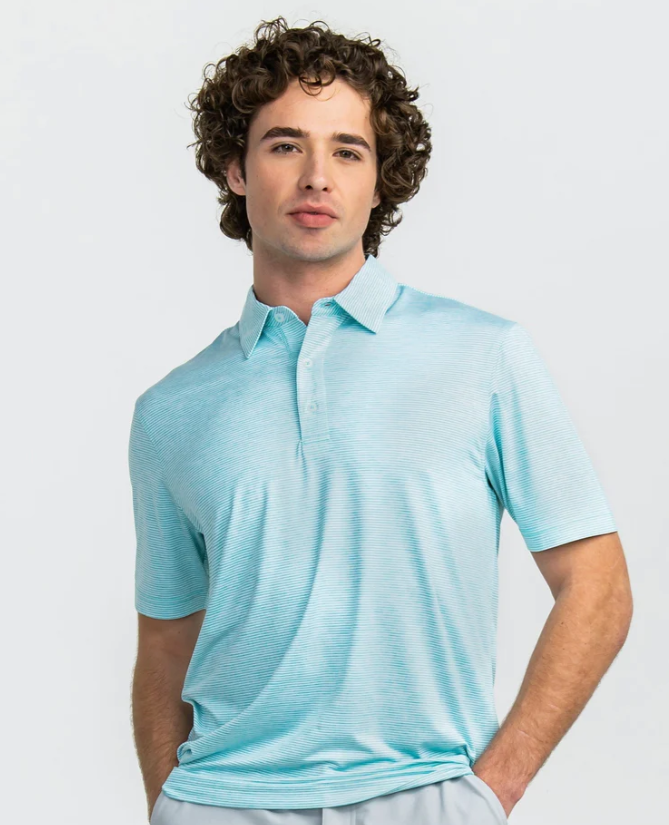 Heather Madison Stripe Polo - Bermuda
