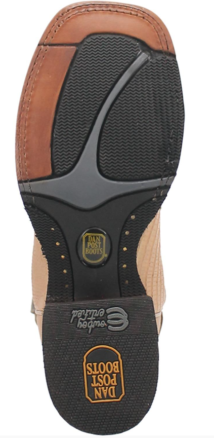 Barrett Lizard Sand 11" Square Toe Boot