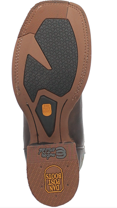 Jacknife 11" Brown/Black Square Toe Boot