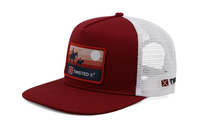 Western Patch Hat - Red
