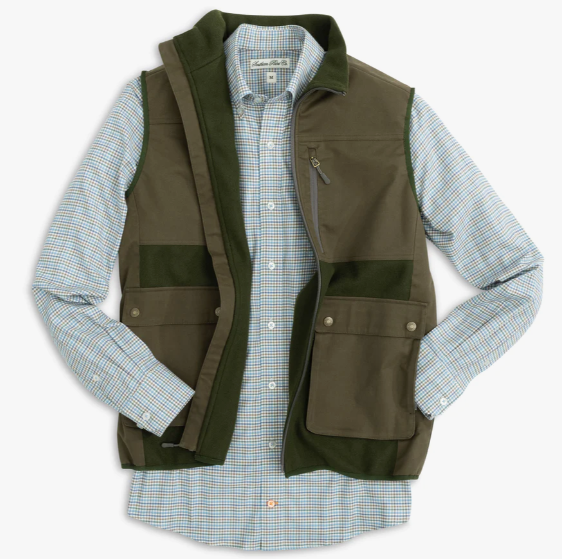 The Thomasville Vest - Woodland Green