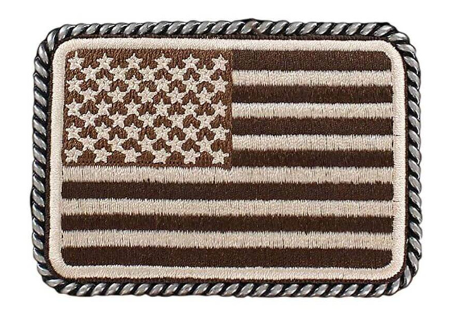 Ariat USA Flag Patch Buckle