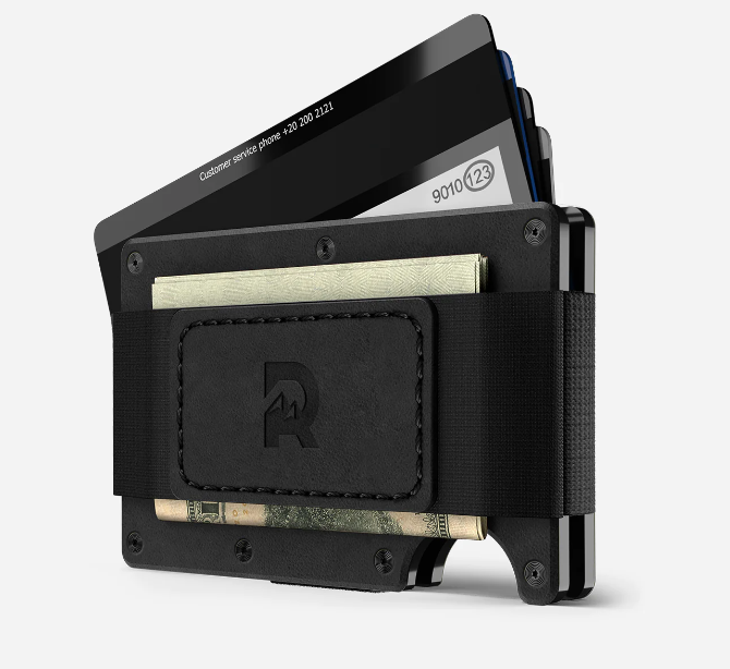 Midnight Black Leather - Cash Strap
