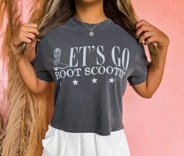 Let's Go Boot Scootin' Midi Tee