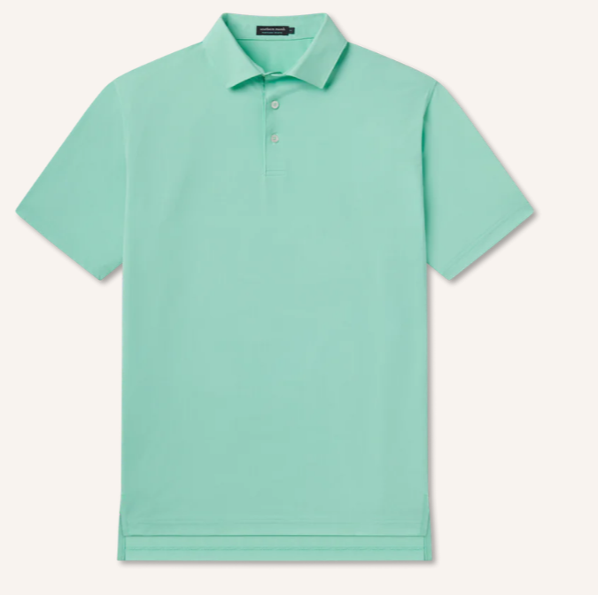 Galway Grid Performance Polo - Antigua Blue