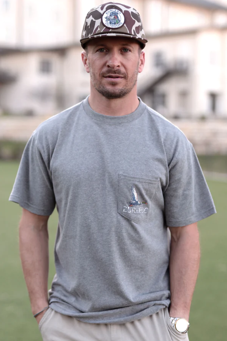 SS Tee - Circle Ducks - Dark Heather Grey