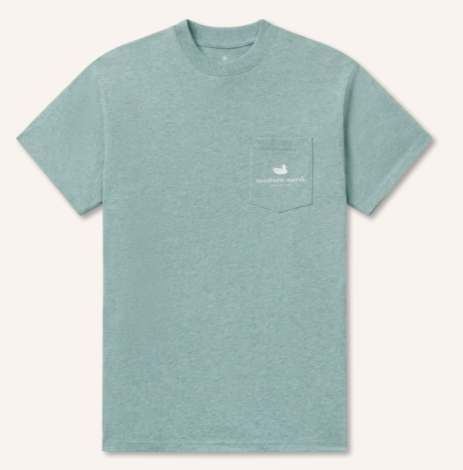 Cotton Festival Tee - Washed Moss Blue
