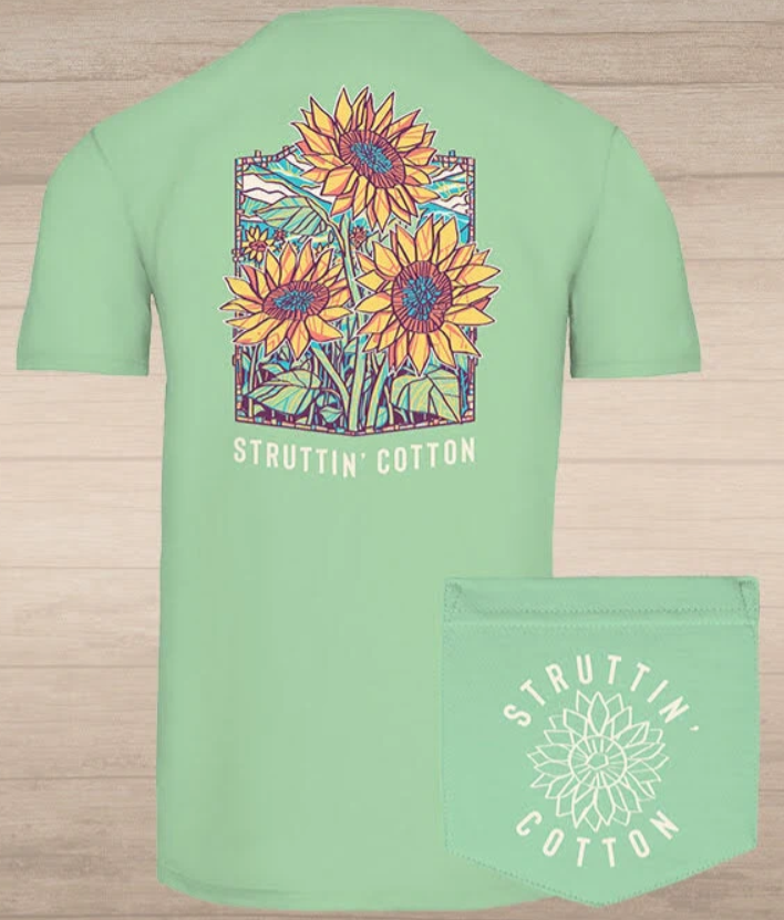 Sunflowers - Bermuda Green