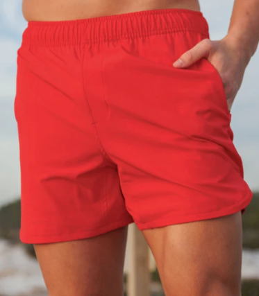 Sand To Surf Volley Shorts - Rio Red