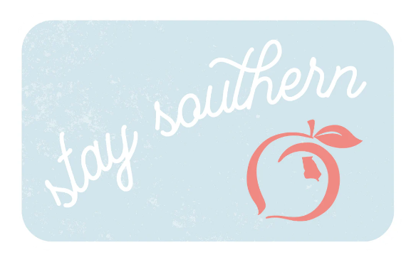 Stay Southern Decal - Sky Blue