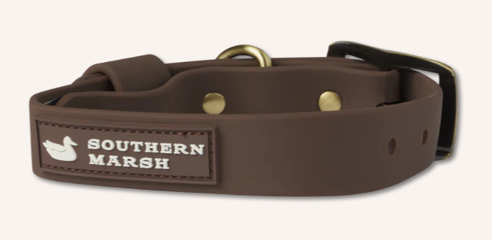Mason Waterproof Dog Collar Dark Brown