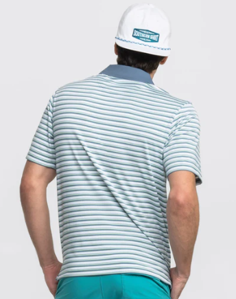 Somerset Stripe Polo - Off Course