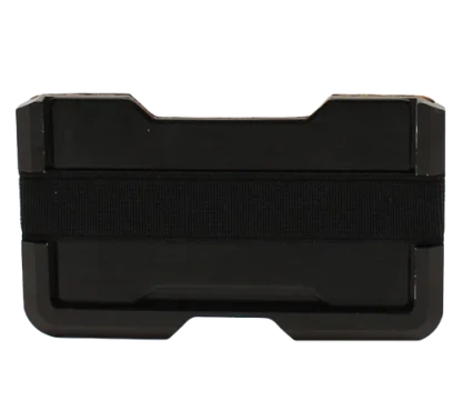 3D Men’s Brown Ostrich and Leather Card Holder