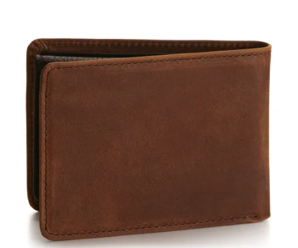 Nocona Distressed Brown Bi-Fold Passcase Wallet