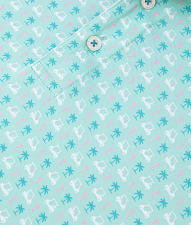 Par Fore Printed Polo - Water Hazard
