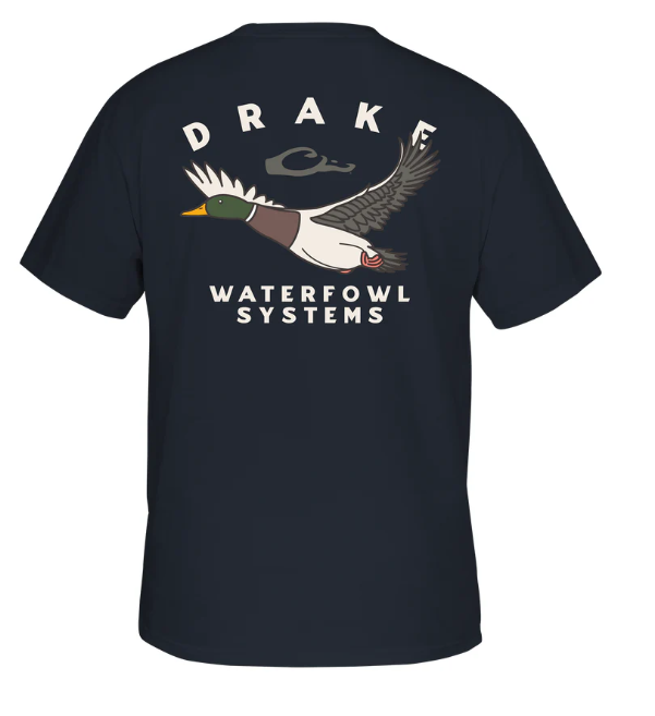 Retro Mallard T SS - Vintage Indigo Black Heather