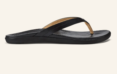 Honu Beach Sandals - Black