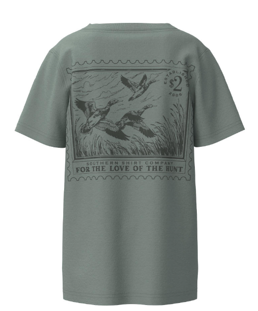Youth Seasonal Flight Tee - Iceberg Green