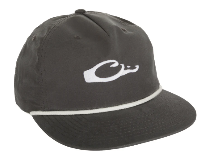 Drake Logo Rope Hat - Charcoal/White