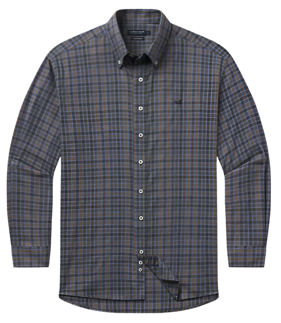 Brantley Performance Dress Shirt - Salte & Navy