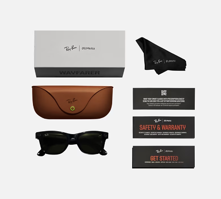 Meta Wayfarer Matte Black Polar Gradient Graphite