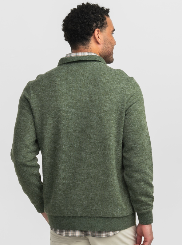 Sweater Fleece Elevated Pullover - Cedar